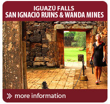 Iguazu Falls excursions to san Ignacio Ruins