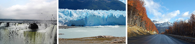 the end of the world in ushuaia and the perito moreno glacier