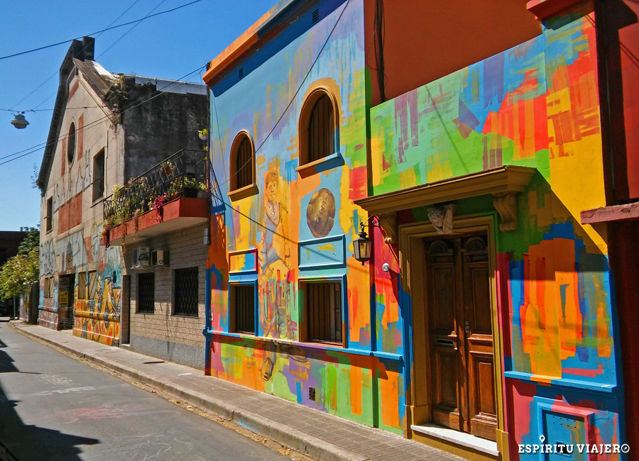 Street art on a wall in Palermo Soho, Buenos Aires