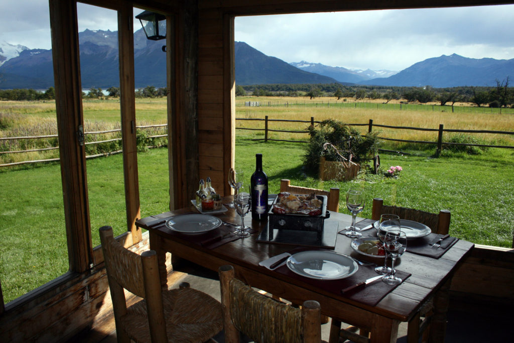 Patagonian lamb roasted on the stake at an estancia near El Calafate