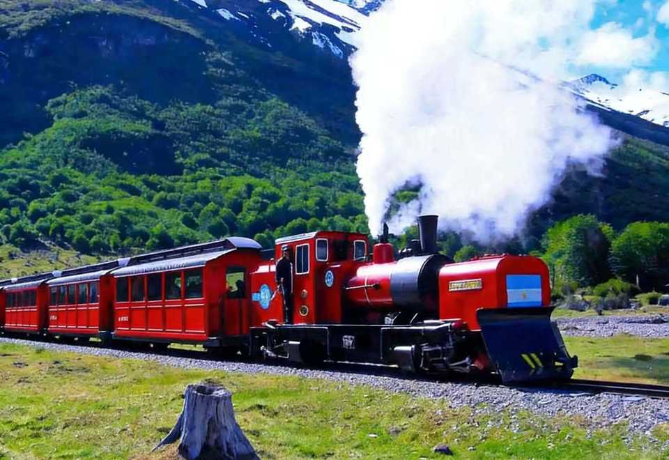 The End of the World Train in Tierra del Fuego National Park